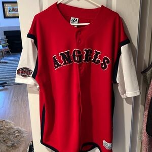 Angels genuine merch Dynasty series. Button down jersey. Mens size 2X